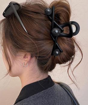 バンスクリップ ヘアクリップ大きめ髪留め 送料無料 即日発送-6