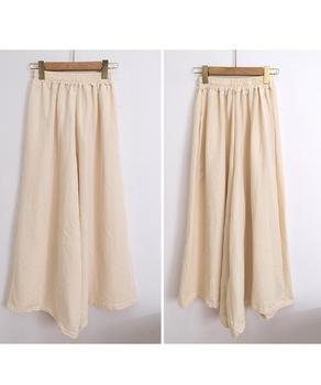 ワッシャーワイドパンツ フレアパンツ 送料無料 即日発送-8