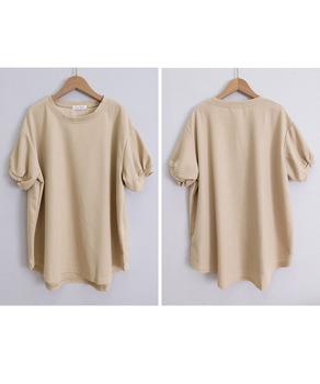 ワッフルTシャツ半袖レディースゆったり夏 送料無料 即日発送-8