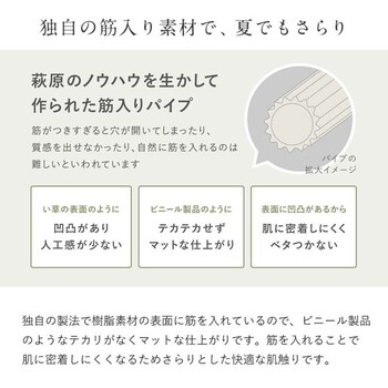日本製 水拭きできるい草風座布団 炭入り 楽座 らくざ ブラック 約39×39cm 送料無料-13