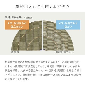 日本製 水拭きできるい草風座布団 日本製 楽座 らくざ 4色 約39×39cm 送料無料-3