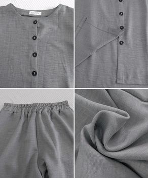 ノースリーブジレショートパンツセット夏服 送料無料 即日発送-9