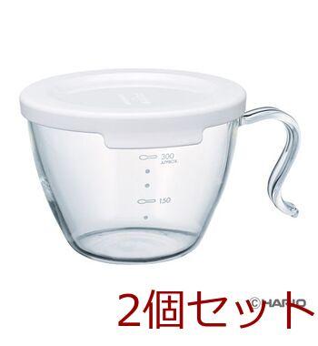 ガラスのレンジスープカップ ホワイト 2個セット 送料無料 即日発送-0