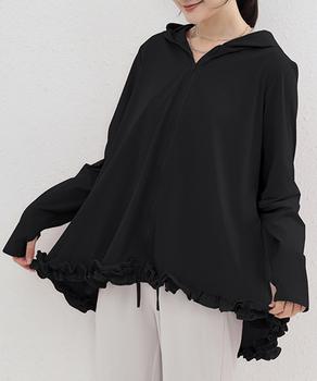 シアパーカー長袖フリルラッシュガード夏服 送料無料 即日発送-2
