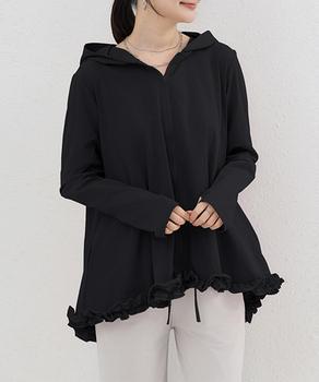 シアパーカー長袖フリルラッシュガード夏服 送料無料 即日発送-3