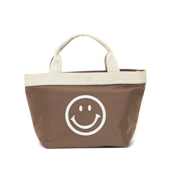 SMILEY ダイバー素材トートバッグ 2026新作 COOCO 送料無料 即日発送-4