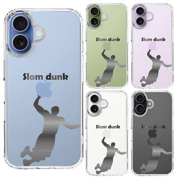 iPhone17 ケース クリア バスケットボール スラムダンク スマホケース 側面ソフト 背面ハード ハイブリッド 送料無料-1