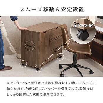 キャスター付きチェストRCC 1552BR 送料無料-10
