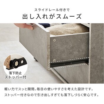 キャスター付きチェストRCC 1552BR 送料無料-4