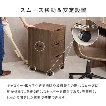 キャスター付きチェストRCC 1551BR 送料無料-9
