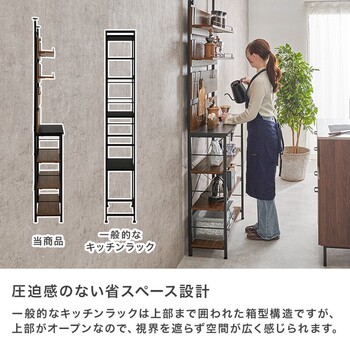 突っ張り薄型ラックKTR 3224BB 送料無料-11