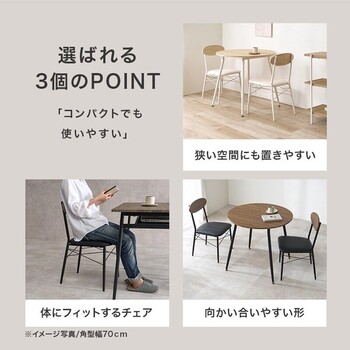 ダイニング3点セットLDS 4842ALB 送料無料-2