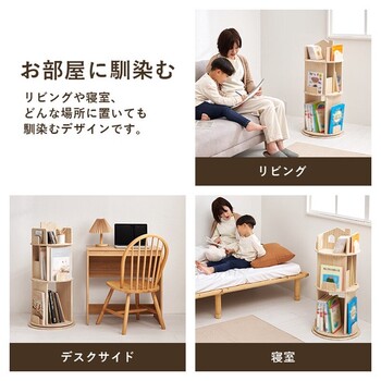 丸回転ラック3段MUD 6433NA 送料無料-11