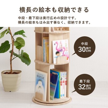 丸回転ラック3段MUD 6433NA 送料無料-6