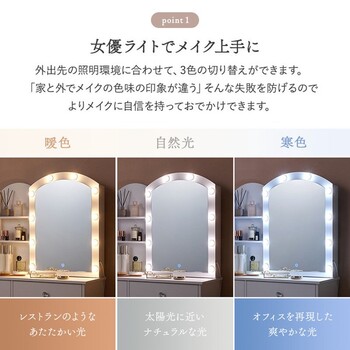 ドレッサーMD 5840WH 送料無料-4
