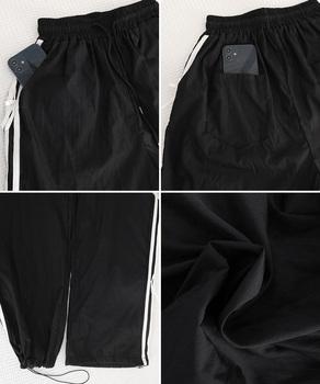 サイドラインパンツ夏服薄手トラックパンツ 送料無料 即日発送-9