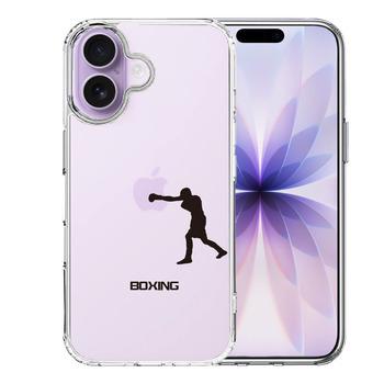 iPhone17 ケース クリア ボクシング ボクサー スマホケース 側面ソフト 背面ハード ハイブリッド 送料無料-1