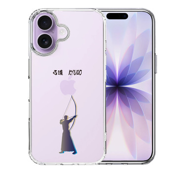 iPhone17 ケース クリア 弓道 スマホケース 側面ソフト 背面ハード ハイブリッド  送料無料-0