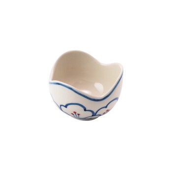 華 三ツ山 珍味 小付 紅 紺 3個セット 送料無料-5