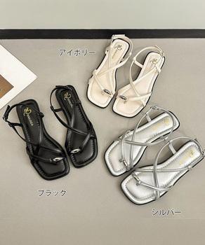 サムリングサンダル クロスストラップ夏靴 送料無料 即日発送-1