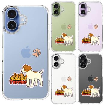 iPhone17 ケース クリア ジャックラッセルテリア 2 スマホケース 側面ソフト 背面ハード ハイブリッド  送料無料-1