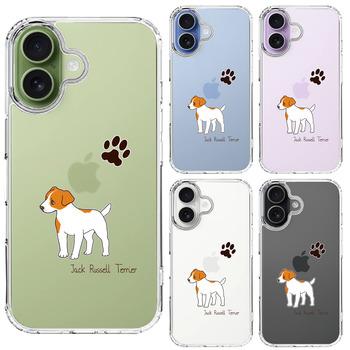 iPhone17 ケース クリア ジャックラッセルテリア 1 スマホケース 側面ソフト 背面ハード ハイブリッド  送料無料-1