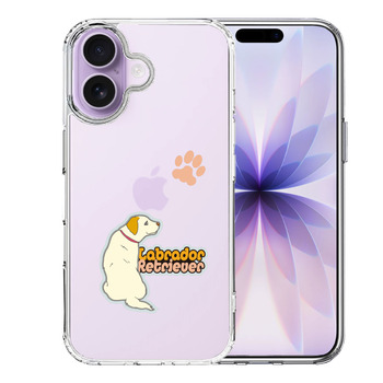 iPhone17 ケース クリア ラブラドールレトリバー2 スマホケース 側面ソフト 背面ハード ハイブリッド  送料無料-0