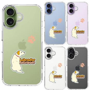 iPhone17 ケース クリア ラブラドールレトリバー2 スマホケース 側面ソフト 背面ハード ハイブリッド  送料無料-1