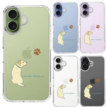 iPhone17 ケース クリア ラブラドールレトリバー スマホケース 側面ソフト 背面ハード ハイブリッド 送料無料-1
