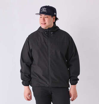 大きいサイズ Mc.S.P 撥水防風ウインドブレーカージャケット 3L 4L 5L 6L 7L 8L ブラック ラッピング可 送料無料 即日発送-3