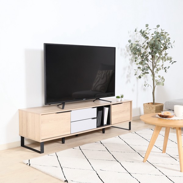 tonea TVボード 150幅 OAK×GY 送料無料-2