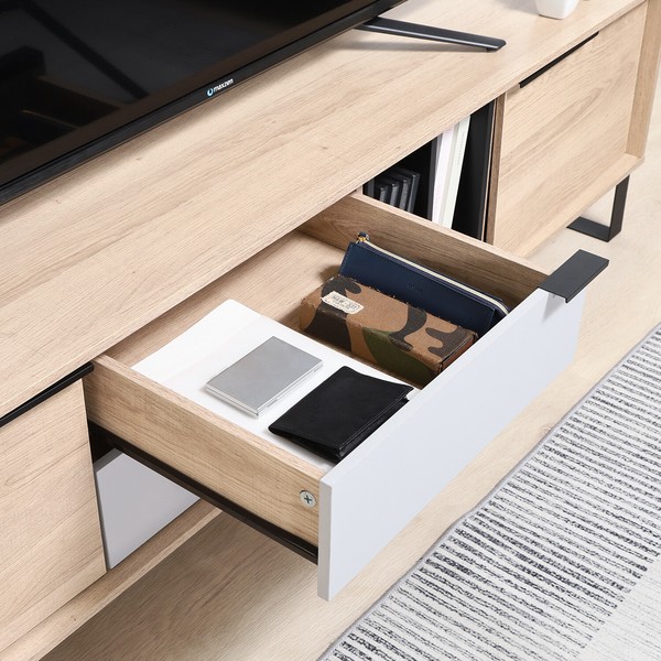 tonea TVボード 150幅 OAK×GY 送料無料-4