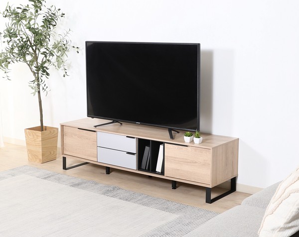 tonea TVボード 150幅 OAK×GY 送料無料-8