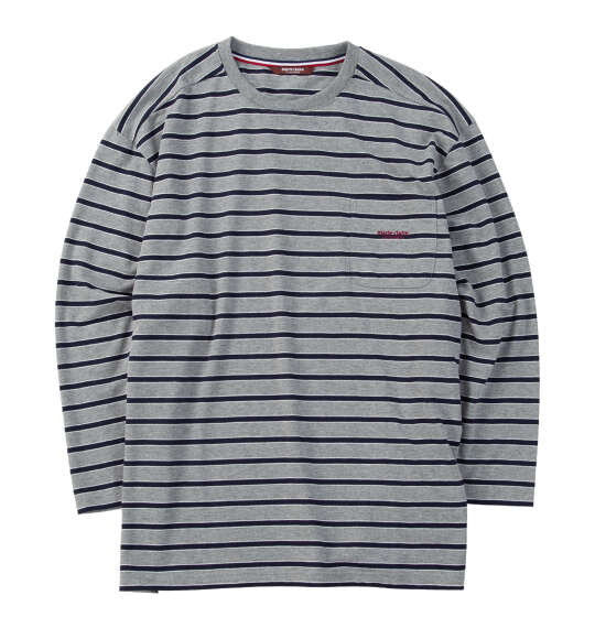 大きいサイズ marie claire homme ミニ裏毛Tシャツセット 3L 4L 5L 6L 8L ライトグレー ラッピング可 送料無料 即日発送-2