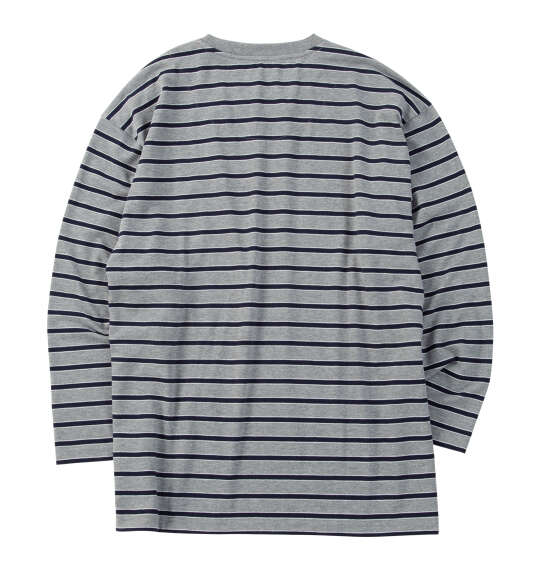 大きいサイズ marie claire homme ミニ裏毛Tシャツセット 3L 4L 5L 6L 8L ライトグレー ラッピング可 送料無料 即日発送-3