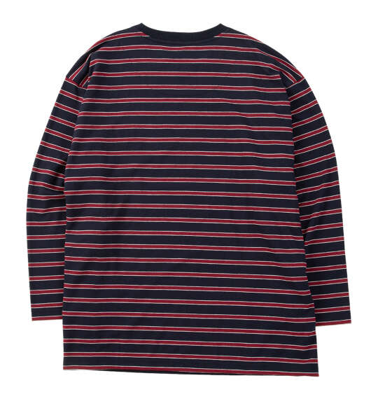 大きいサイズ marie claire homme ミニ裏毛Tシャツセット 3L 4L 5L 6L 8L ネイビー ラッピング可 送料無料 即日発送-3