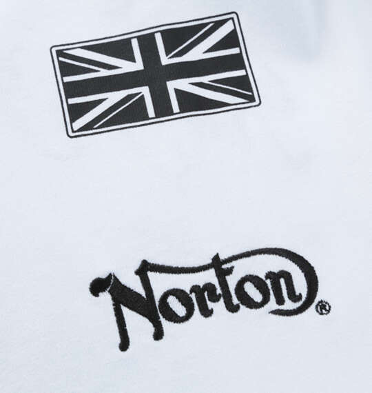 大きいサイズ Norton 天竺長袖Tシャツ 3L 4L 5L 6L ホワイト ラッピング可 送料無料 即日発送-3