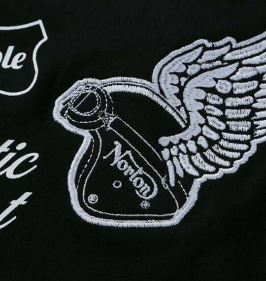 大きいサイズ Norton 天竺長袖Tシャツ 3L 4L 5L 6L ブラック ラッピング可 送料無料 即日発送-2