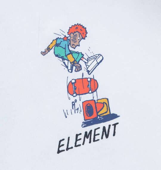 大きいサイズ ELEMENT KAMO CHILL長袖Tシャツ 3L 4L 5L 6L ホワイト ラッピング可 送料無料 即日発送-3