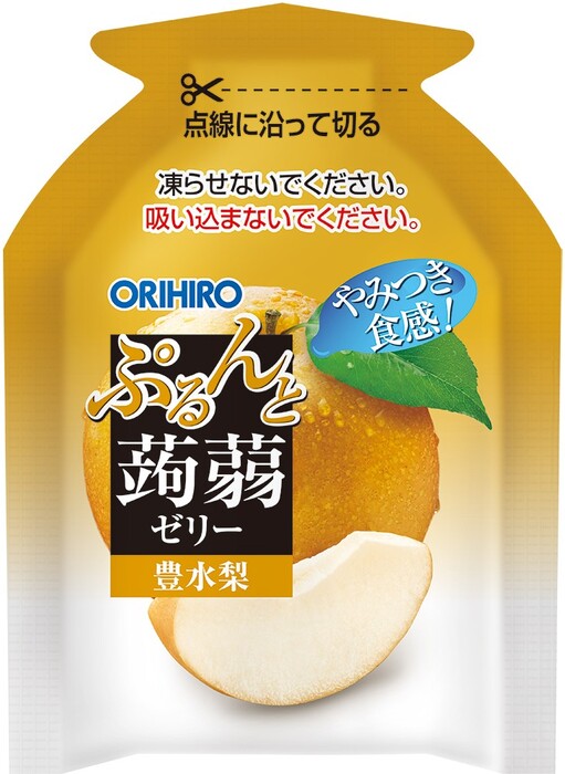 期間限定 ぷるんと蒟蒻ゼリーパウチ 巨峰+豊水梨 8個セット 送料無料-3