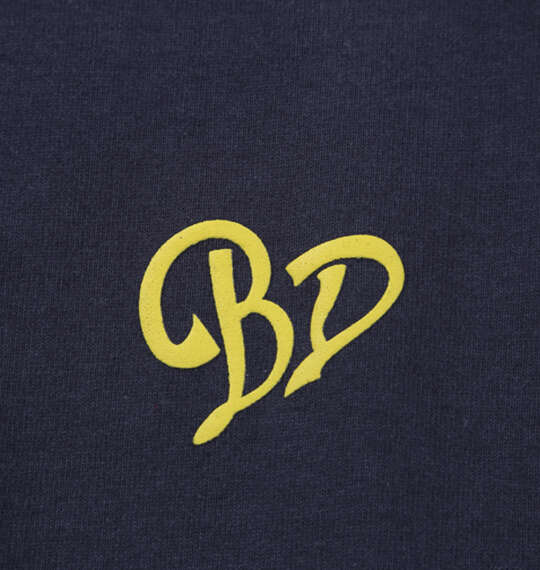 大きいサイズ BEN DAVIS ハートスクリプトロゴ長袖Tシャツ 3L 4L 5L 6L ネイビー ラッピング可 送料無料 即日発送-3