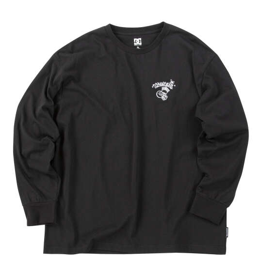 大きいサイズ DCSHOES 26GAME APP長袖Tシャツ 3L 4L 5L 6L ブラック ラッピング可 送料無料 即日発送-1