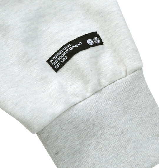 大きいサイズ ELEMENT W KNIT DIGITクルースウェット 3L 4L 5L 6L ホワイトヘザー ラッピング可 送料無料 即日発送-4