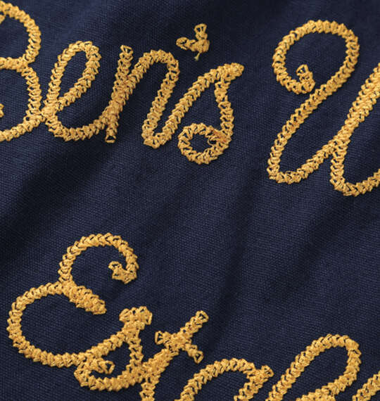 大きいサイズ BEN DAVIS 刺繍ツイルワークシャツ 3L 4L 5L 6L ネイビー　バイオウォッシュ加工を施したカジュアルシャツ。 ラッピング可 送料無料 即日発送-5