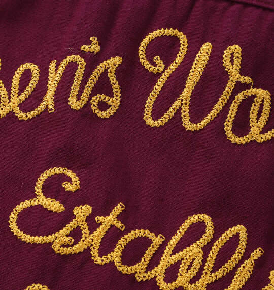 大きいサイズ BEN DAVIS 刺繍ツイルワークシャツ 3L 4L 5L 6L ワイン ラッピング可 送料無料 即日発送-3