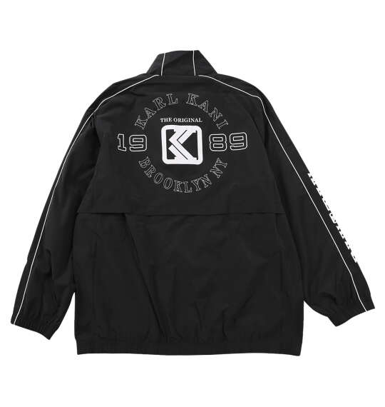 大きいサイズ KARL KANI 裏メッシュブレーカーセット 3L 4L 5L 6L 8L ブラック スポーティーなデザインのブレーカーセット。 ラッピング可 送料無料 即日発送-3