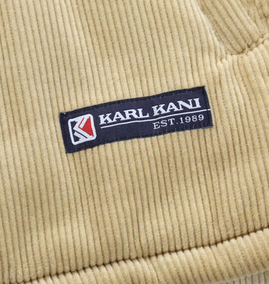 大きいサイズ KARL KANI コーデュロイ切替中綿ベスト 3L 4L 5L 6L ライトベージュ ラッピング可 送料無料 即日発送-5