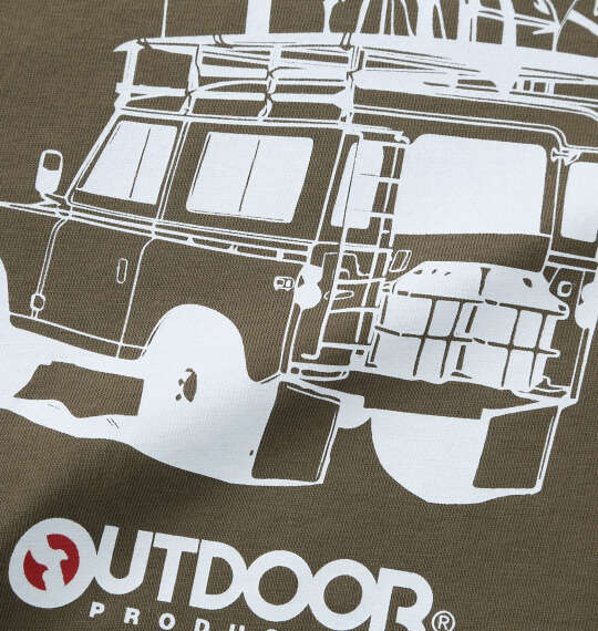 大きいサイズ OUTDOOR PRODUCTS 天竺長袖Tシャツ 3L 4L 5L 6Lカーキ ラッピング可 送料無料 即日発送-3
