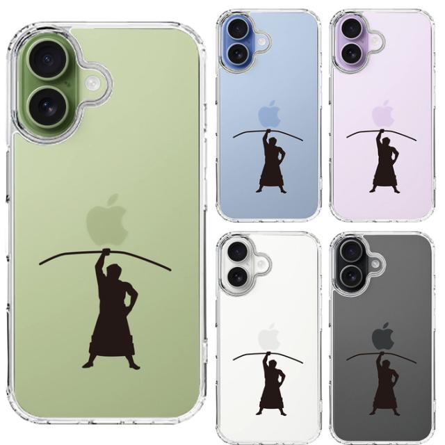 iPhone17 ケース クリア おすもうさん 相撲 弓取り スマホケース 側面ソフト 背面ハード ハイブリッド 送料無料-1