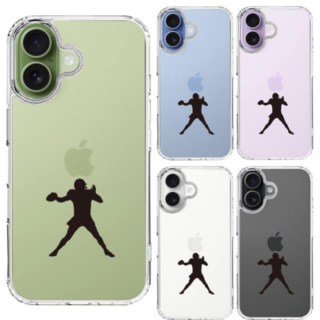 iPhone17 ケース クリア クォーターバック 3 スマホケース 側面ソフト 背面ハード ハイブリッド 送料無料-1